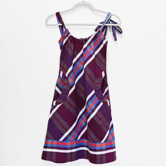 Vintage Diesel 55 DSL Dresses & Skirts - Vintage Diesel (Archival 55DSL) Y2K Plaid Mini Dress-Size Small